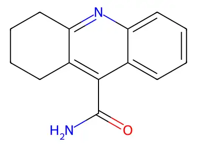 1,2,3,4-Tetrahydroacridine-9-carboxamide structure