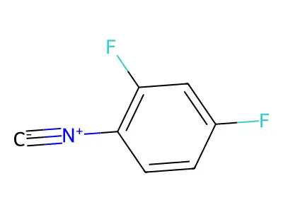 2,4-Difluoro-1-isocyanobenzene structure