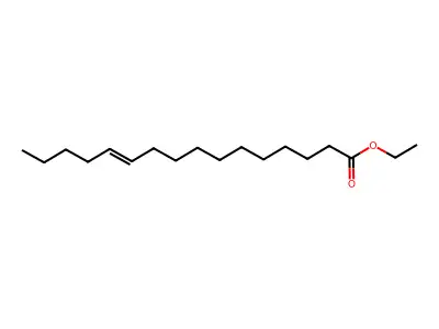 (E)-Ethyl hexadec-11-enoate structure