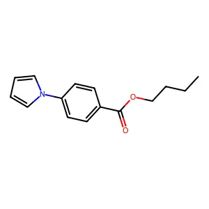 butyl 4-(1H-pyrrol-1-yl)benzoate structure