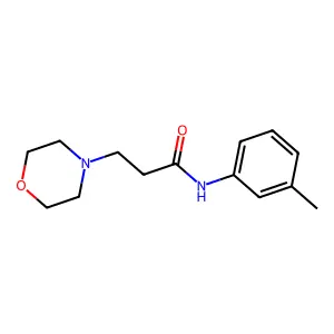 N-(3-甲基苯基)-3-吗啉-4-基丙酰胺 structure