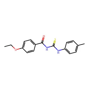 4-ethoxy-N-[(4-methylphenyl)carbamothioyl]benzamide structure