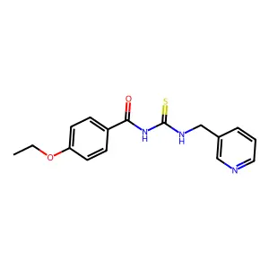 4-ethoxy-N-(pyridin-3-ylmethylcarbamothioyl)benzamide structure