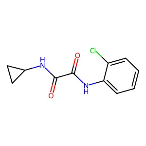N-(2-chlorophenyl)-N'-cyclopropylethanediamide structure