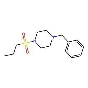 1-Benzyl-4-(propylsulfonyl)piperazine structure