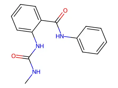 2-(methylcarbamoylamino)-N-phenylbenzamide structure