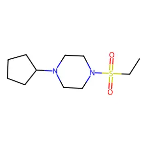 1-Cyclopentyl-4-(ethylsulfonyl)piperazine structure
