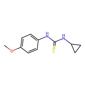 1-Cyclopropyl-3-(4-methoxyphenyl)thiourea structure