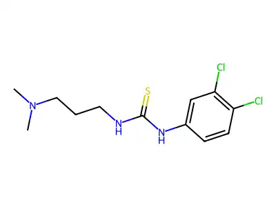 1-(3,4-Dichlorophenyl)-3-[3-(dimethylamino)propyl]thiourea structure