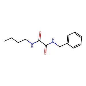 N-benzyl-N'-butylethanediamide structure