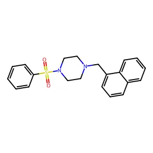 1-(1-Naphthylmethyl)-4-(phenylsulfonyl)piperazine structure