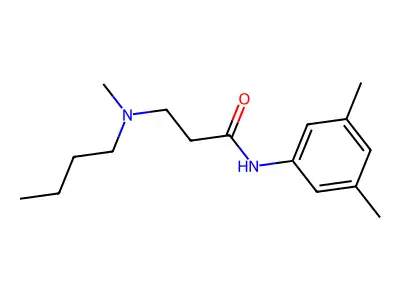 3-[butyl(methyl)amino]-N-(3,5-dimethylphenyl)propanamide structure