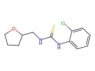 1-(2-Chlorophenyl)-3-(oxolan-2-ylmethyl)thiourea structure
