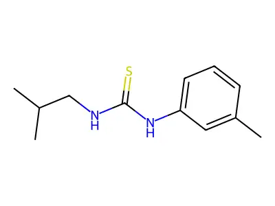 1-(3-Methylphenyl)-3-(2-methylpropyl)thiourea structure