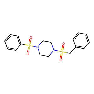 1-(Benzylsulfonyl)-4-(phenylsulfonyl)piperazine structure