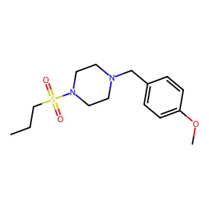 1-(4-Methoxybenzyl)-4-(propylsulfonyl)piperazine structure