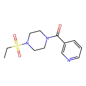 (4-Ethylsulfonylpiperazin-1-yl)-pyridin-3-ylmethanone structure