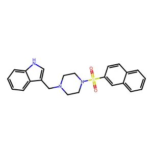 3-[(4-naphthalen-2-ylsulfonylpiperazin-1-yl)methyl]-1H-indole structure