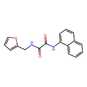 N1-(Furan-2-ylmethyl)-N2-(naphthalen-1-yl)oxalamide structure