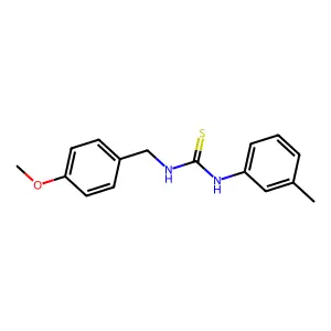 1-(4-Methoxybenzyl)-3-(3-methylphenyl)thiourea structure