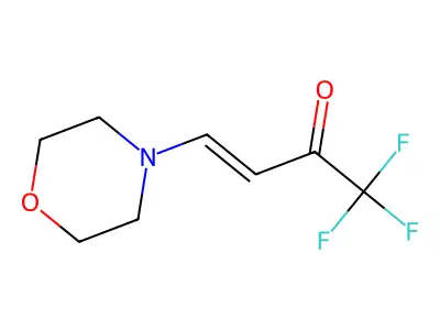 1,1,1-Trifluoro-4-morpholin-4-ylbut-3-en-2-one structure