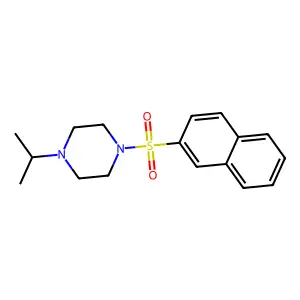 1-Naphthalen-2-ylsulfonyl-4-propan-2-ylpiperazine structure