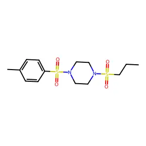 1-[(4-Methylphenyl)sulfonyl]-4-(propylsulfonyl)piperazine structure