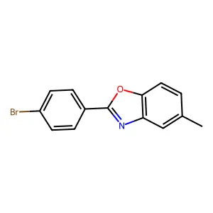 2-(4-Bromophenyl)-5-methylbenzoxazole structure
