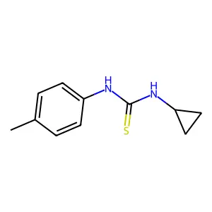 1-Cyclopropyl-3-(4-methylphenyl)thiourea structure