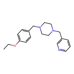 1-[(4-Ethoxyphenyl)methyl]-4-(pyridin-3-ylmethyl)piperazine structure