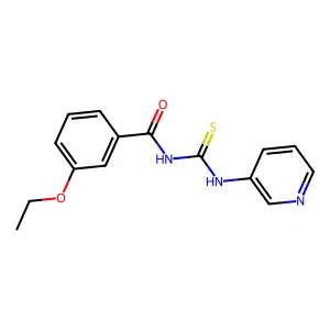 3-ethoxy-N-(pyridin-3-ylcarbamothioyl)benzamide structure