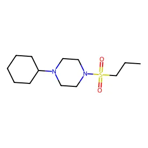 1-Cyclohexyl-4-(propylsulfonyl)piperazine structure