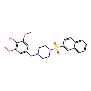 2,6-Dimethoxy-4-[(4-naphthalen-2-ylsulfonylpiperazin-1-yl)methyl]phenol structure