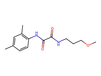 N-(2,4-dimethylphenyl)-N'-(3-methoxypropyl)ethanediamide structure