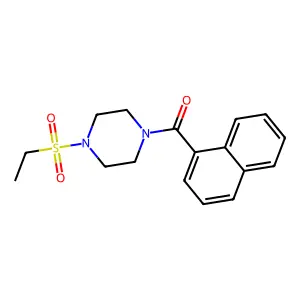 (4-Ethylsulfonylpiperazin-1-yl)-naphthalen-1-ylmethanone structure
