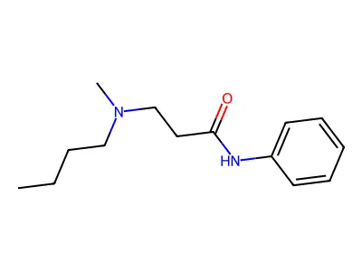 3-[butyl(methyl)amino]-N-phenylpropanamide structure