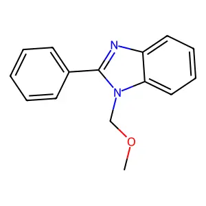 1-(Methoxymethyl)-2-phenylbenzimidazole structure