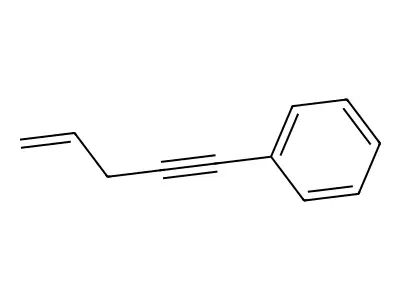 Pent-4-en-1-ynylbenzene structure