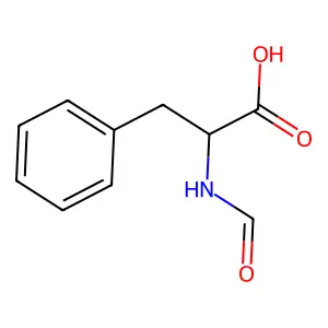 N-Formyl-dl-phenylalanine structure