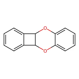 Benzo[b]benzo[3,4]cyclobuta[1,2-e][1,4]dioxin, 4b,10a-dihydro- structure