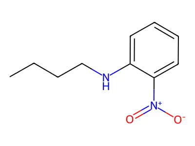 N-butyl-2-nitroaniline structure