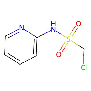 1-chloro-N-pyridin-2-ylmethanesulfonamide structure
