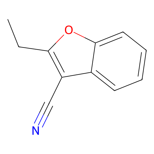 2-Ethyl-1-benzofuran-3-carbonitrile structure