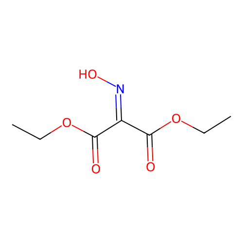 Diethyl (hydroxyimino)malonate structure