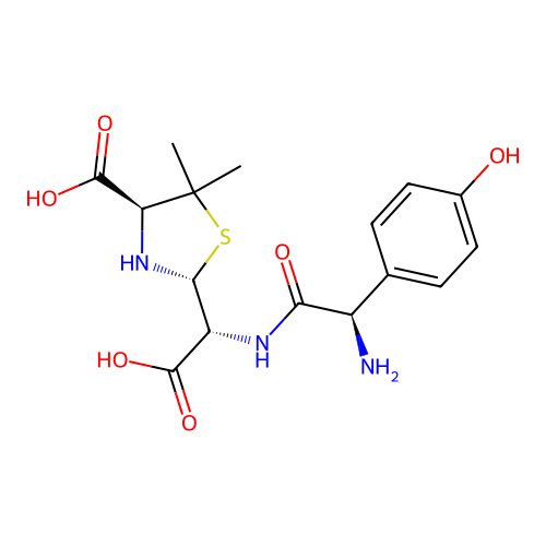 Amoxicilloic acid structure