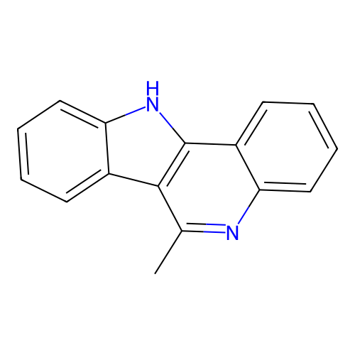 11H-Indolo(3,2-c)quinoline, 6-methyl- structure