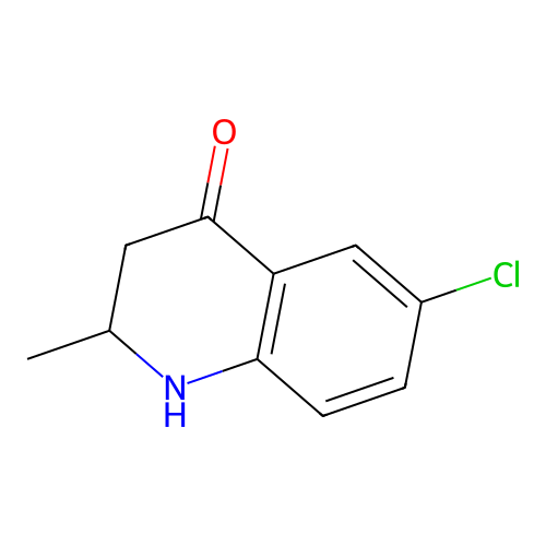 6-chloro-2-methyl-2,3-dihydro-4(1H)-quinolinone structure