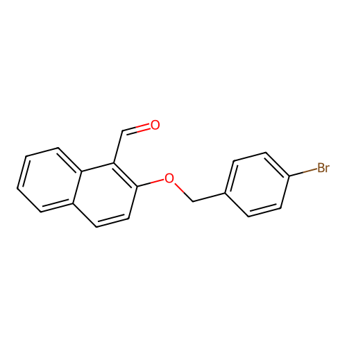 2-[(4-Bromobenzyl)oxy]-1-naphthaldehyde structure