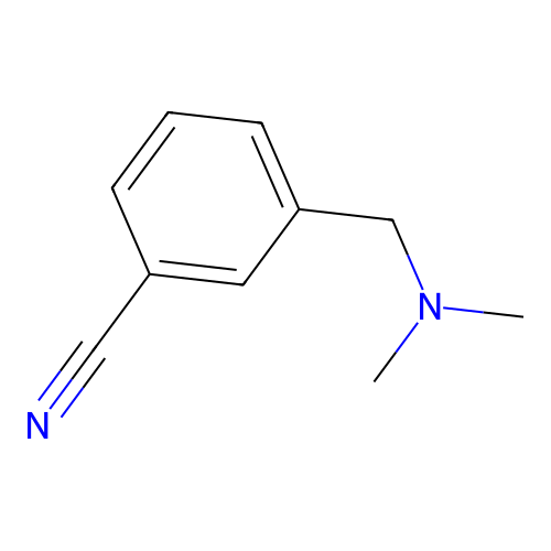 3-(Dimethylaminomethyl)benzonitrile structure