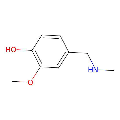 2-Methoxy-4-[(methylamino)methyl]phenol structure